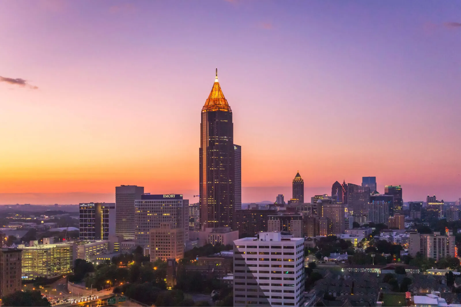 Skyline shot of Atlanta, Georgia